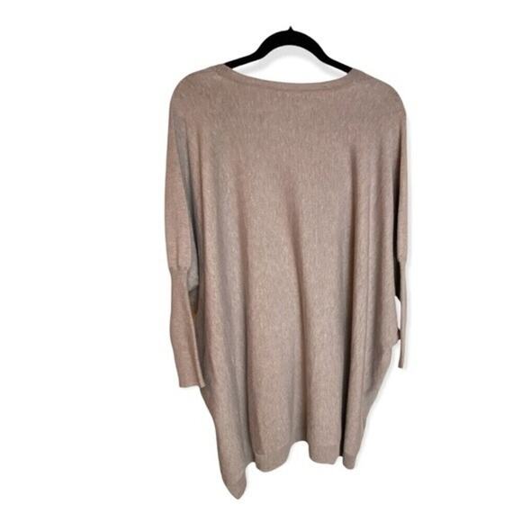 Escio Heather Mocha Oversized Tunic Blouse Women’s Size S/M Long Sleeve NWT - Picture 3 of 13